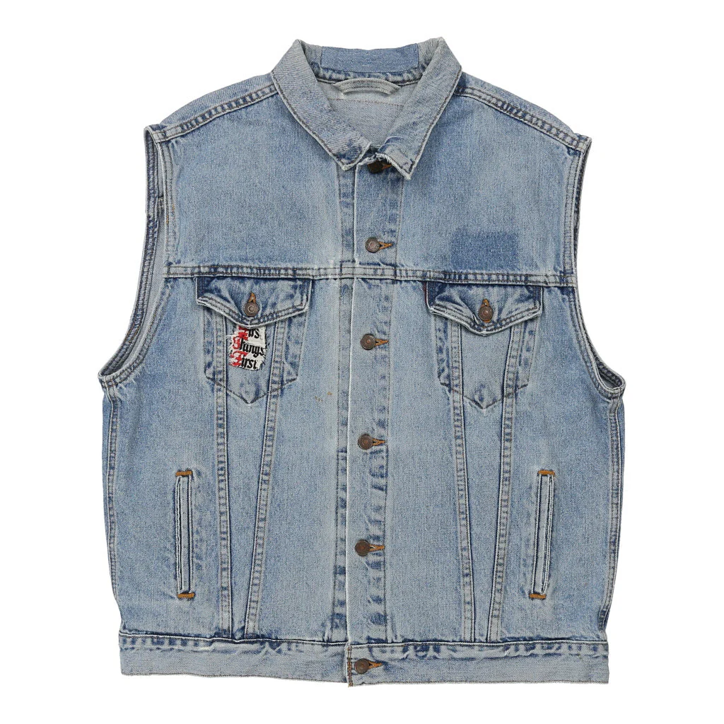Levis Denim Gilet - 2XL Blue Cotton