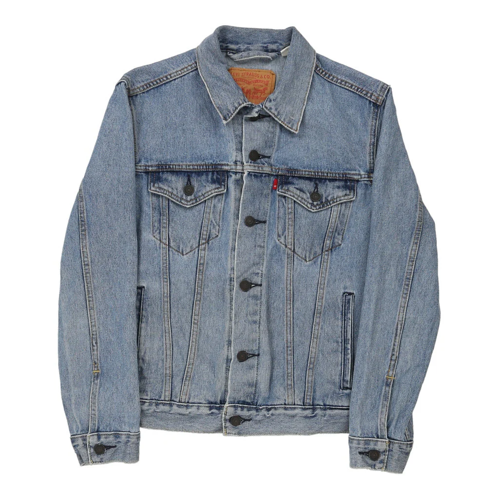 Levis Denim Jacket - Small Blue Cotton