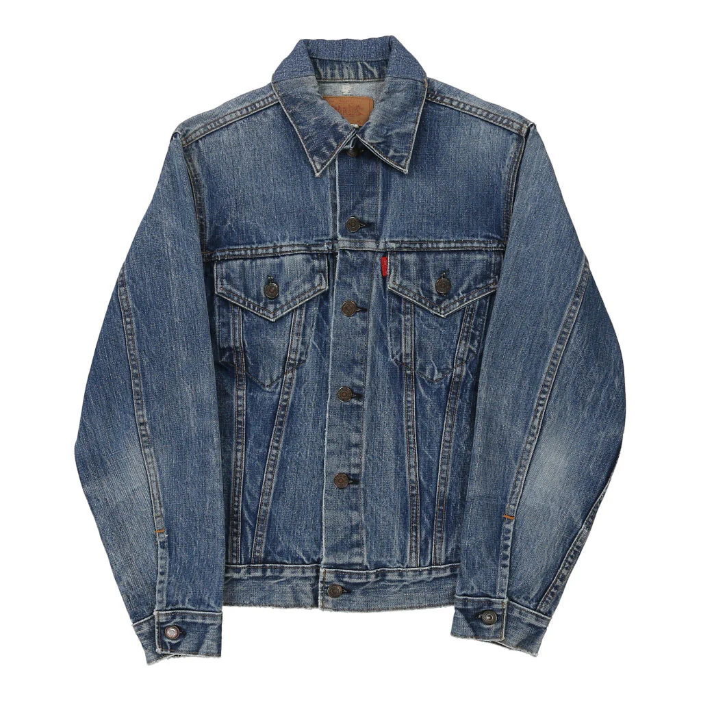 Levis Denim Jacket - Small Blue Cotton