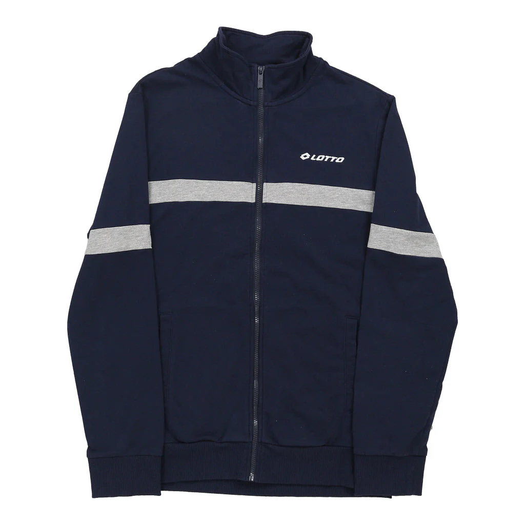 Lotto Zip Up - XL Navy Cotton Blend