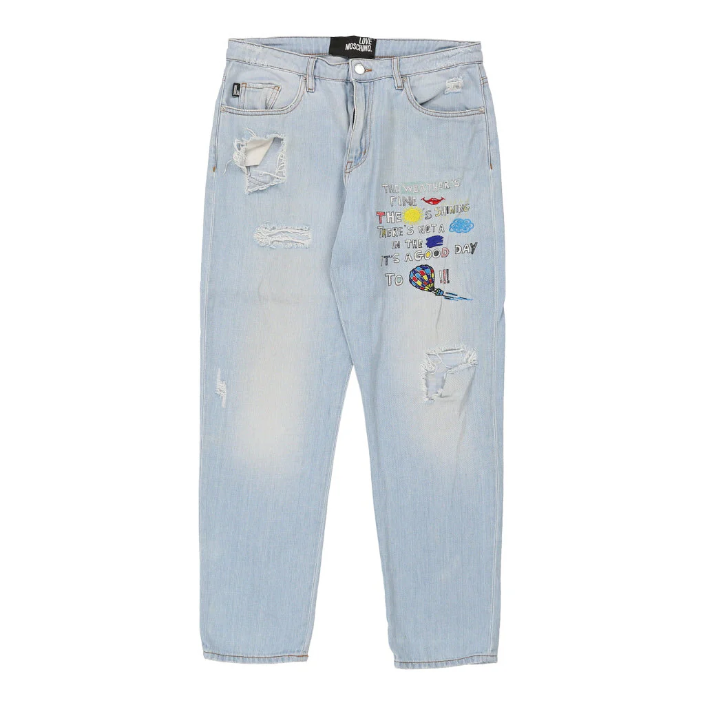 Love Moschino Jeans - 31W 28L Blue Cotton - Image 2
