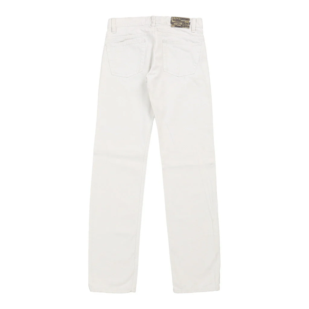 Love Moschino Jeans - 28W UK 8 White Cotton