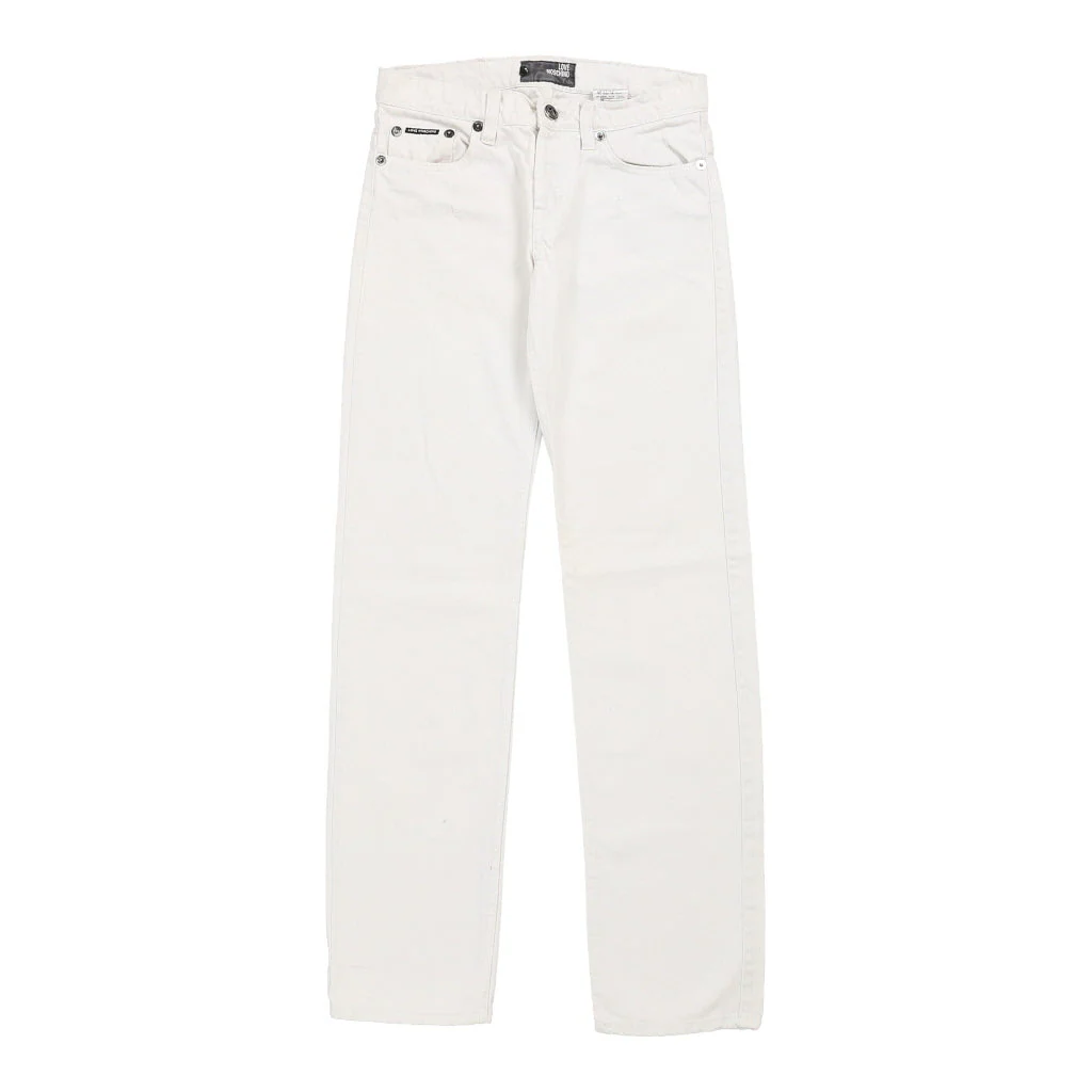 Love Moschino Jeans - 28W UK 8 White Cotton - Image 2