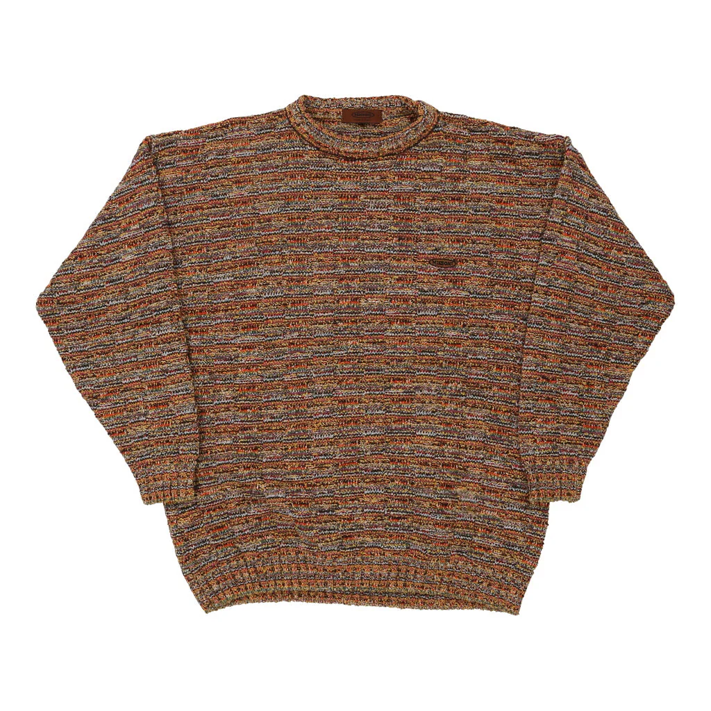Made in Italy Missoni Jumper - 2XL Orange Acrylic Blend