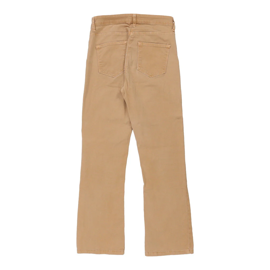 Motivi Trousers - 28W UK 8 Beige Cotton