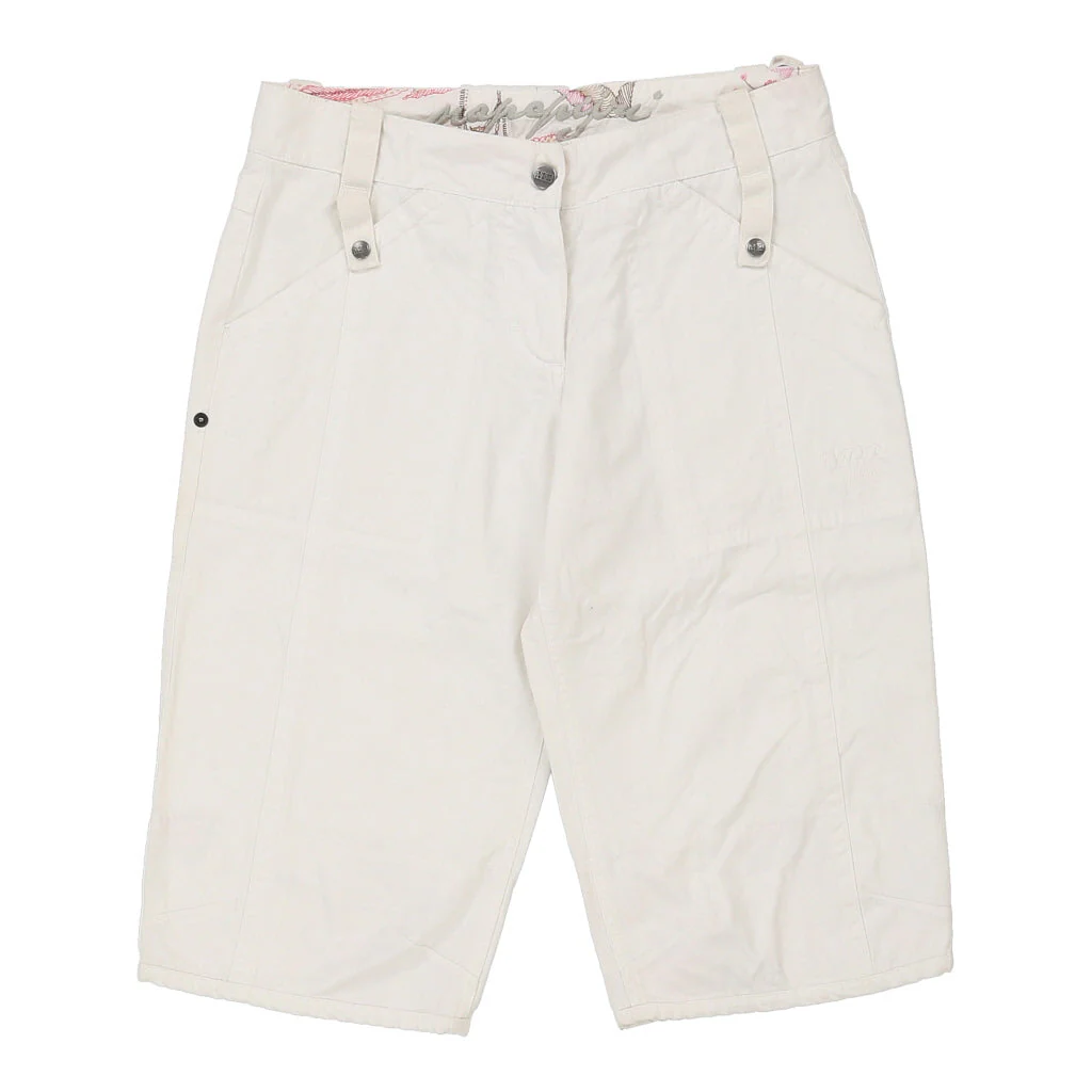 Napapijri Shorts - 30W UK 8 White Cotton Blend - Image 2