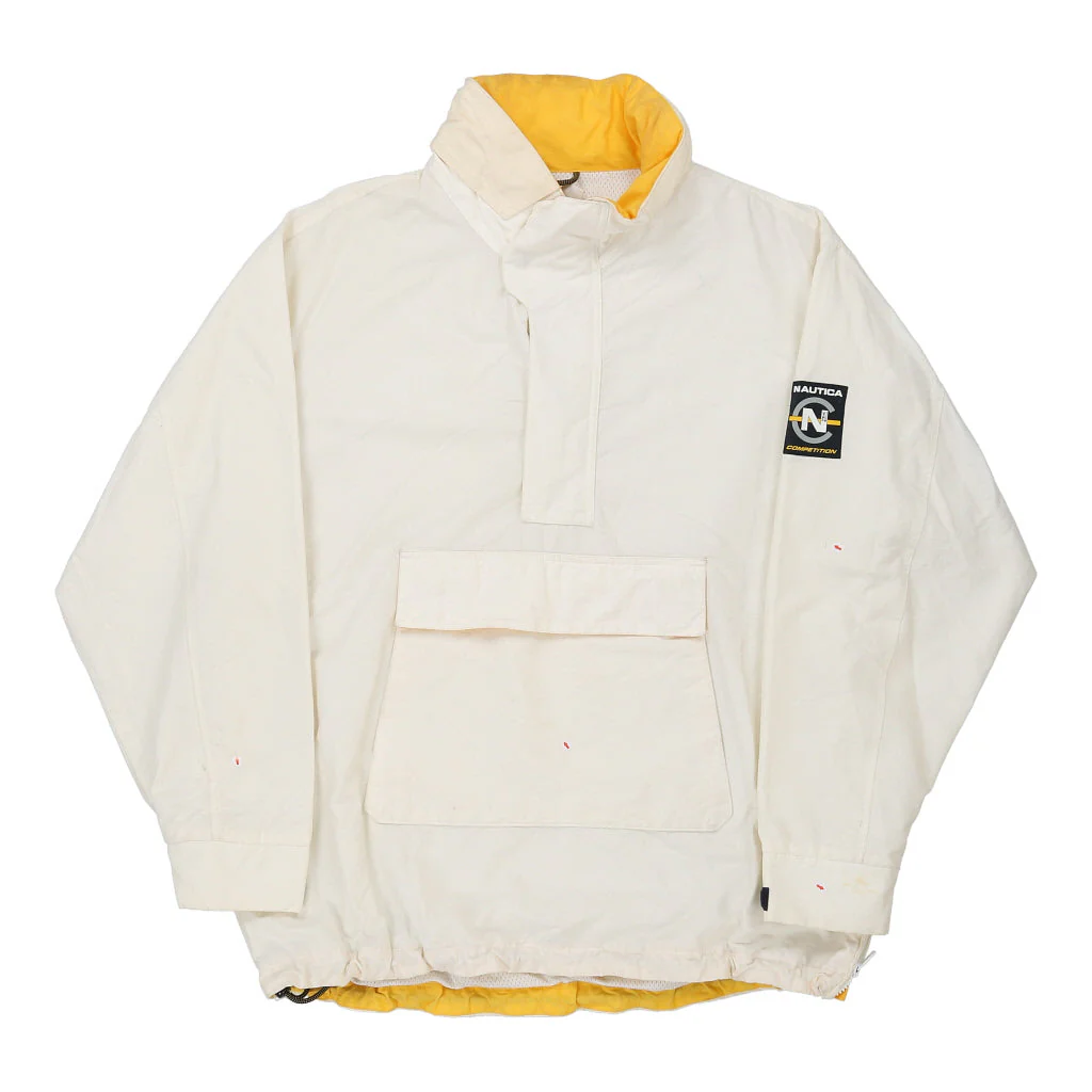 Nautica Jacket - XL Cream Cotton Blend - Image 3