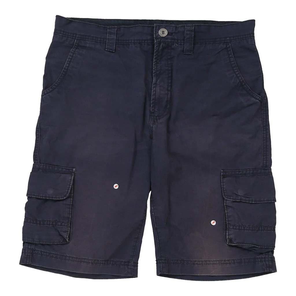 Navigare Cargo Shorts - 32W 12L Navy Cotton - Image 3