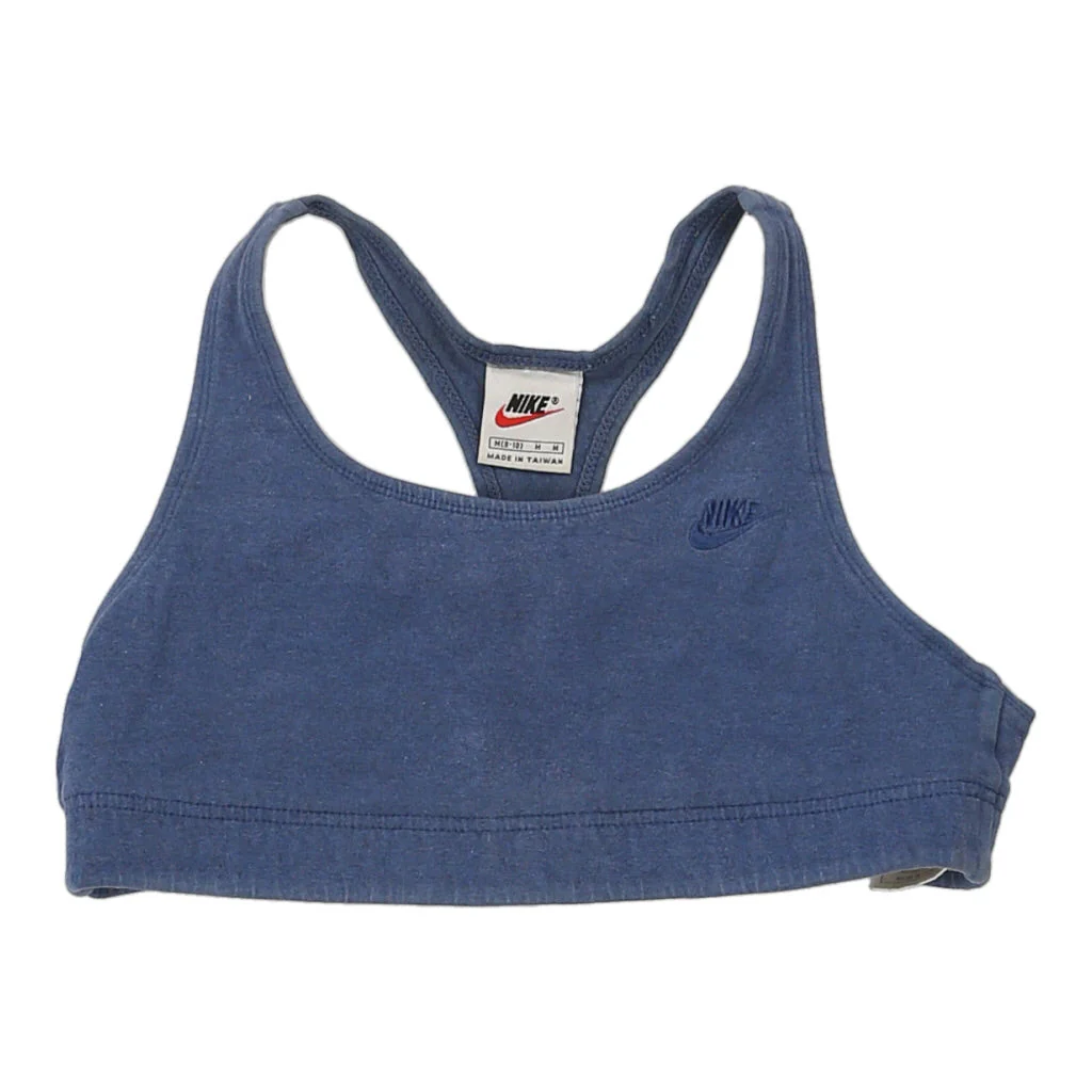 Nike Sports Bra - Medium Blue Cotton