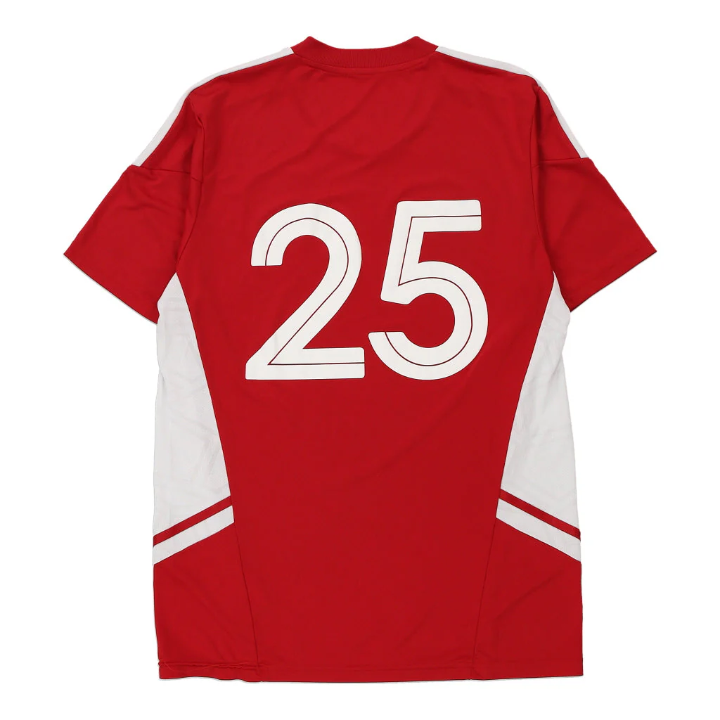 North Toronto Nitros Adidas Football Shirt - Medium Red Polyester - Image 2