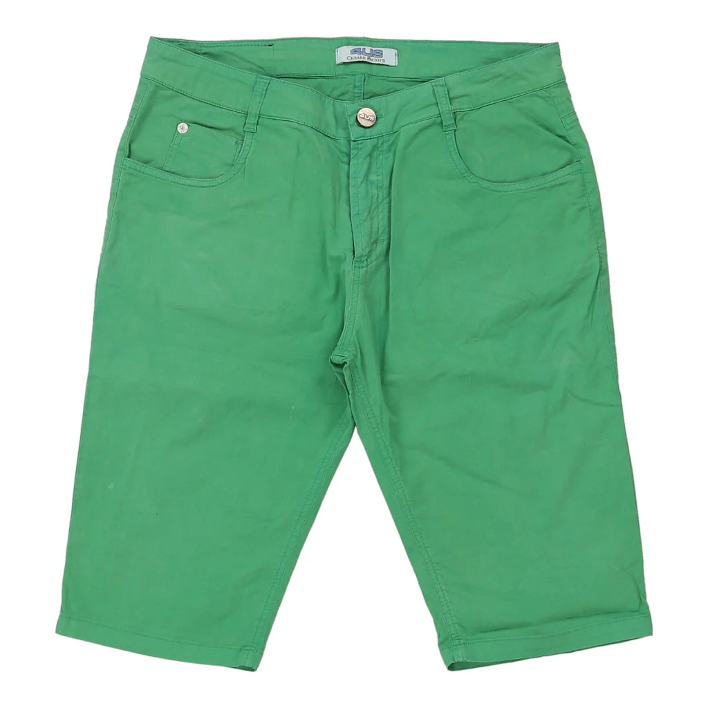 Paciotti Shorts - 31W 13L Green Cotton - Image 2