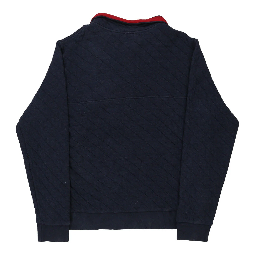 Patagonia Collared Sweatshirt - XL Navy Cotton - Image 2
