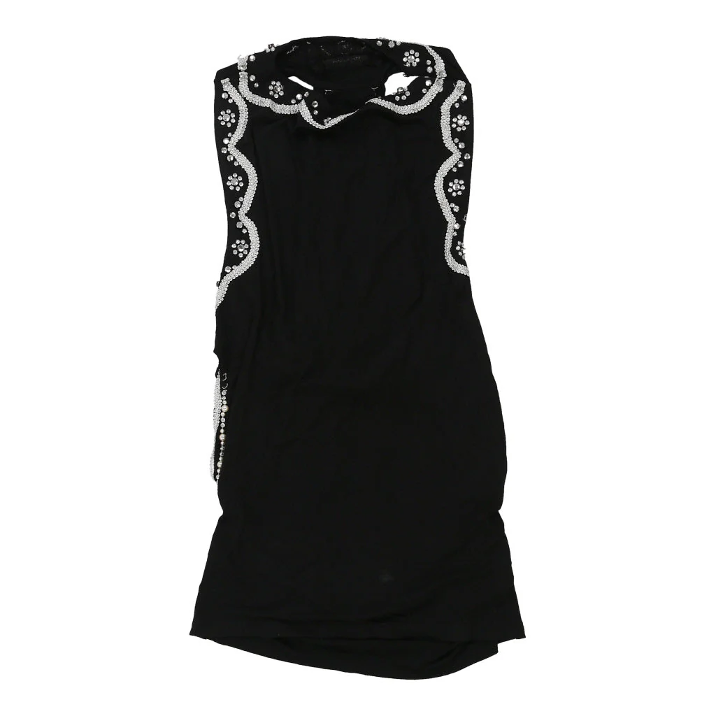 Patrizia Pepe Dress - Small Black Cotton
