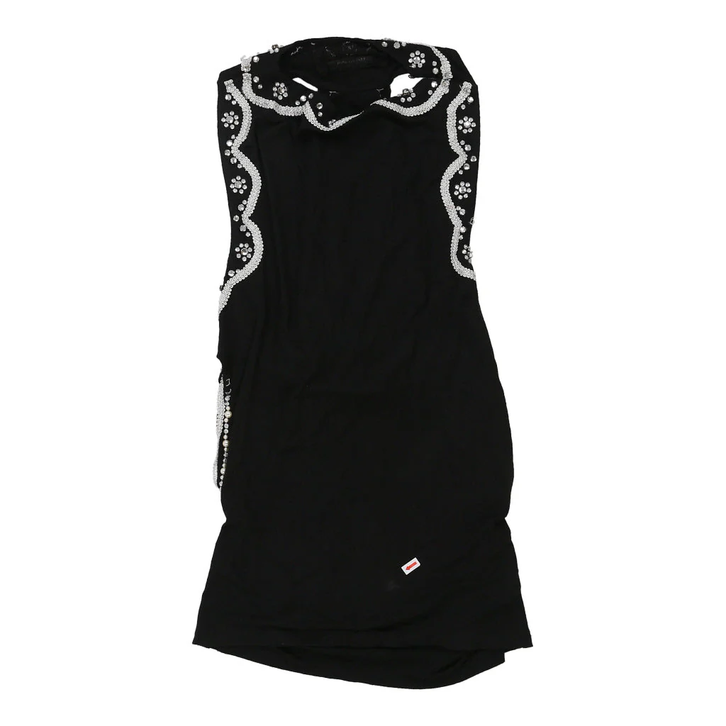 Patrizia Pepe Dress - Small Black Cotton - Image 3