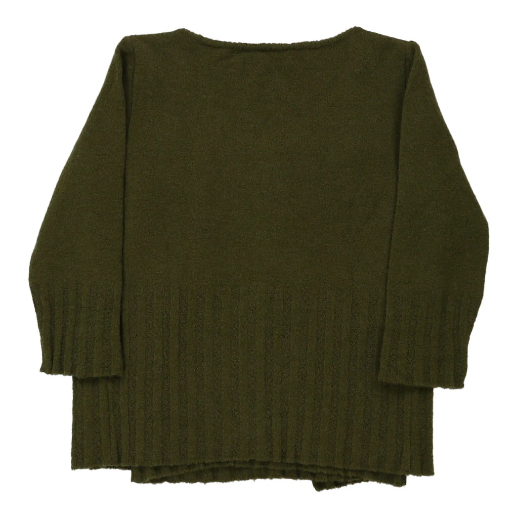 Penny Pull Co-Ord - Large Khaki Wool - Image 2