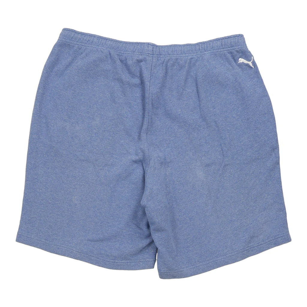 Puma Spellout Sport Shorts - XL Blue Cotton - Image 2