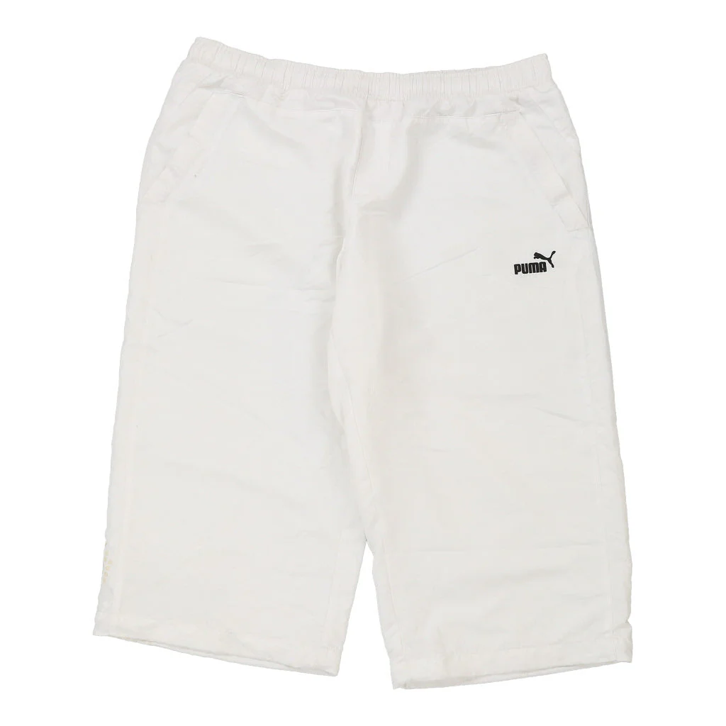 Puma Sport Shorts - XL White Polyester