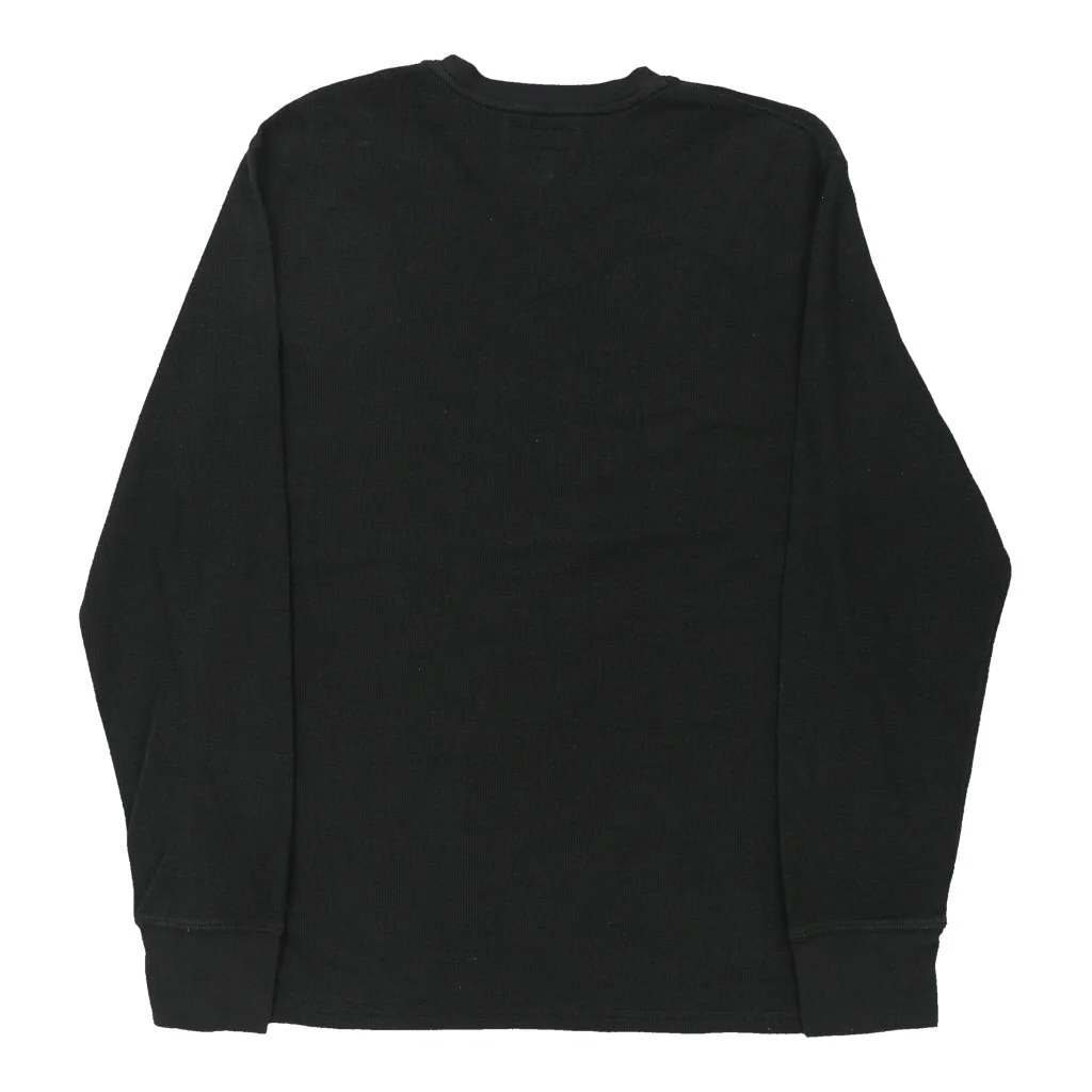Ralph Lauren Long Sleeve T-Shirt - Large Black Cotton - Image 2