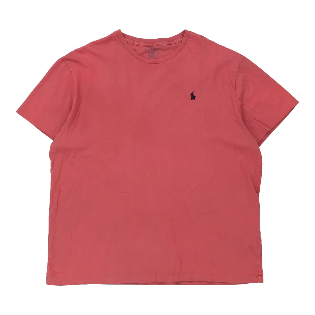 Ralph Lauren T-Shirt - XL Pink Cotton