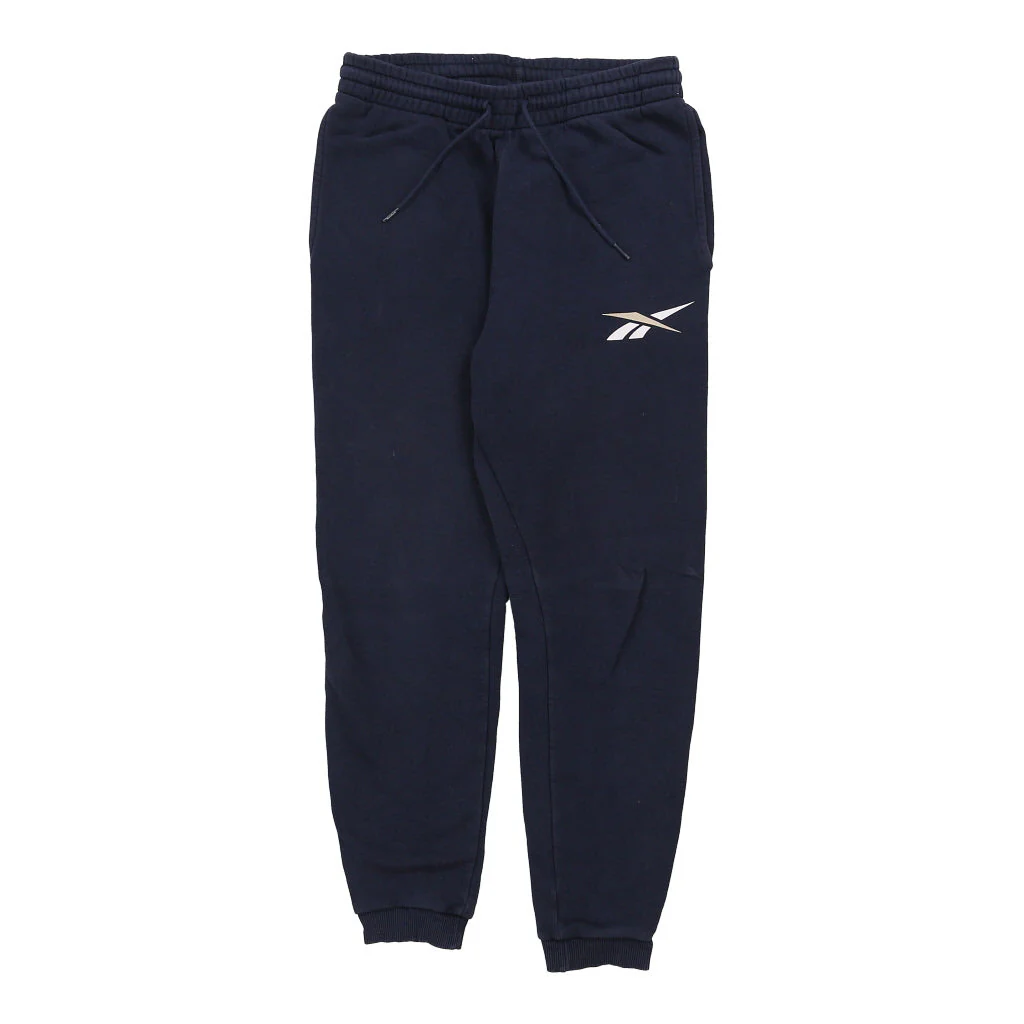 Reebok Joggers - Small Navy Cotton Blend