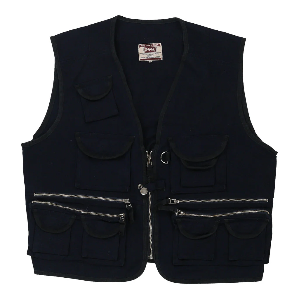 Rifle Gilet - 2XL Navy Cotton