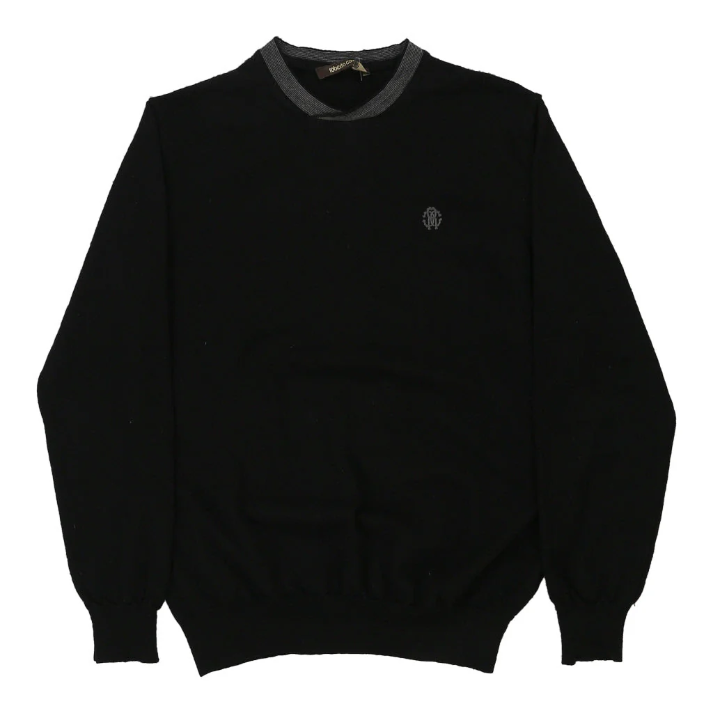 Roberto Cavalli Jumper - Medium Black Wool