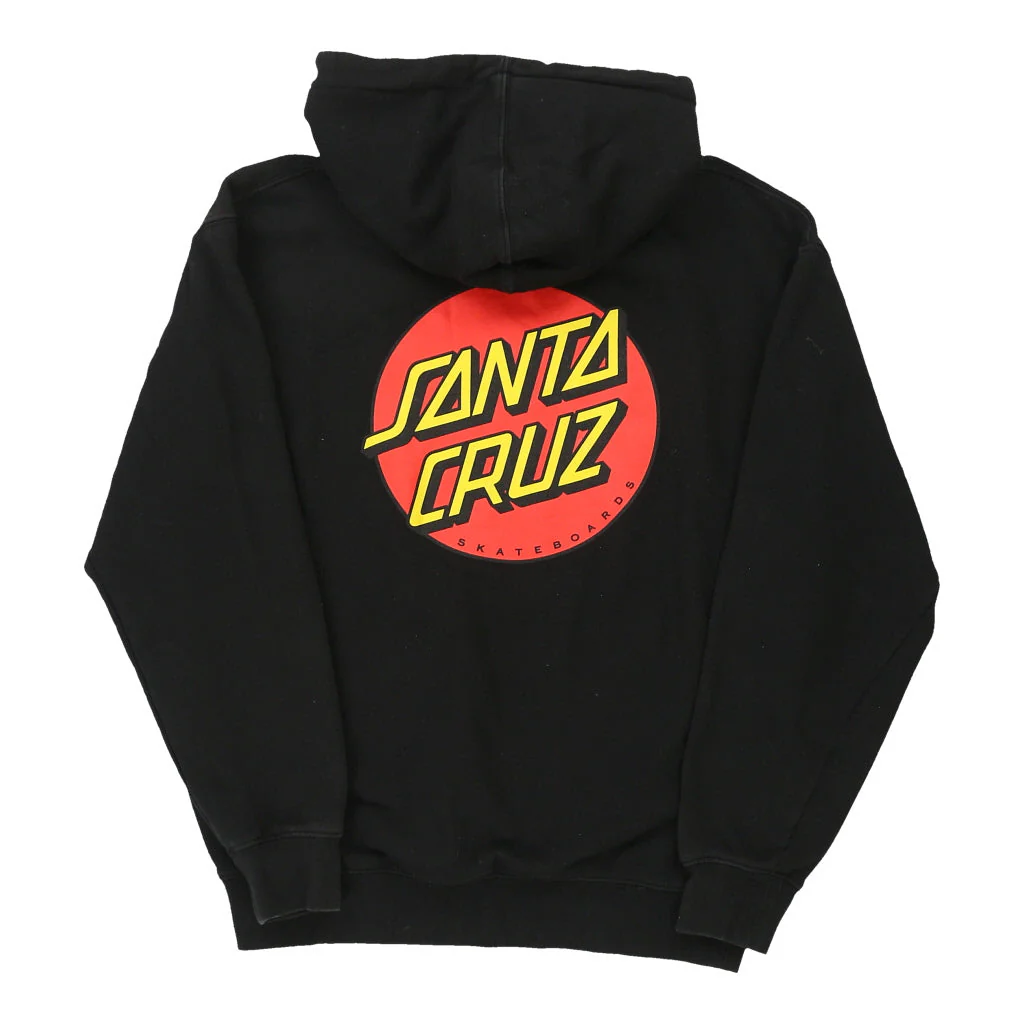 Santa Cruz Graphic Hoodie - Large Black Cotton Blend - Image 2