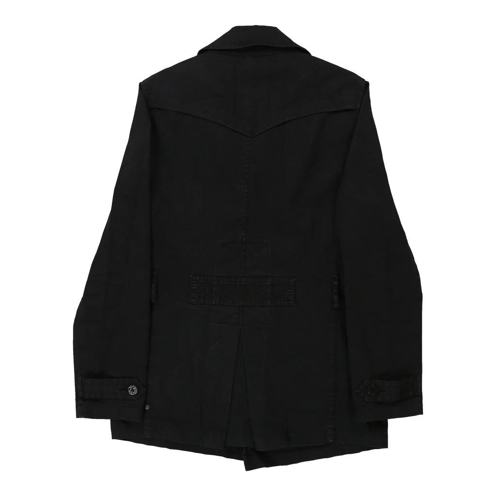 Scotch & Soda Trench Coat - Small Black Cotton - Image 2