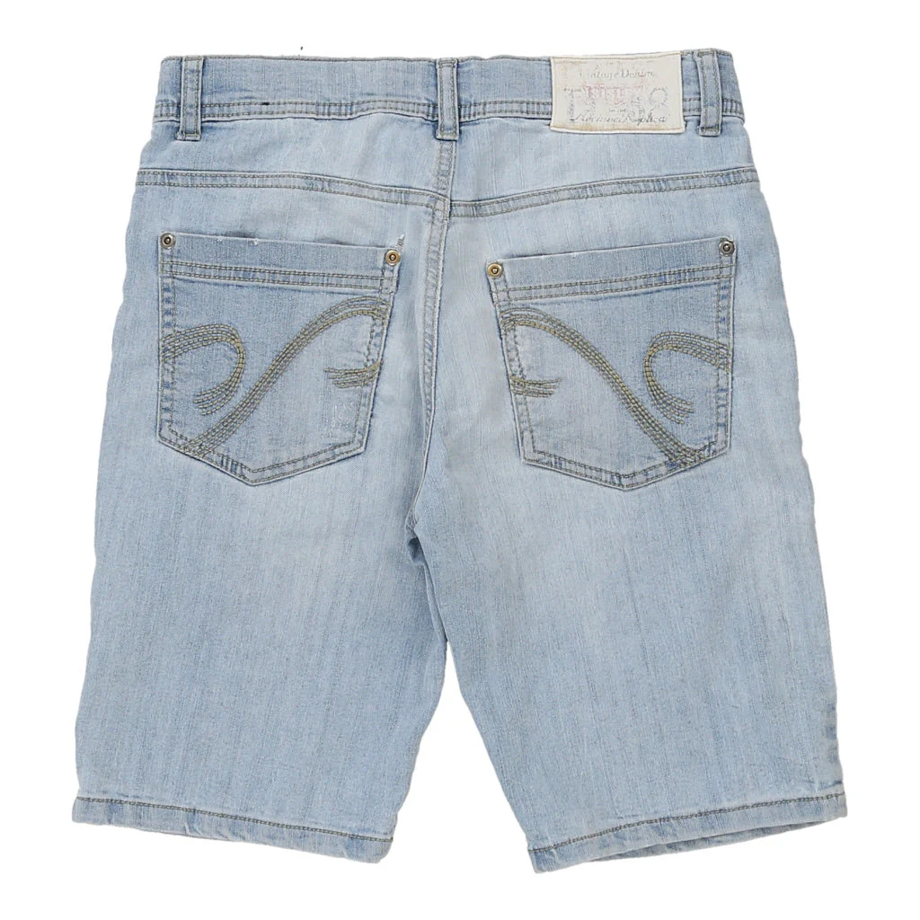 Sisley Denim Shorts - 28W UK 8 Light Wash Cotton