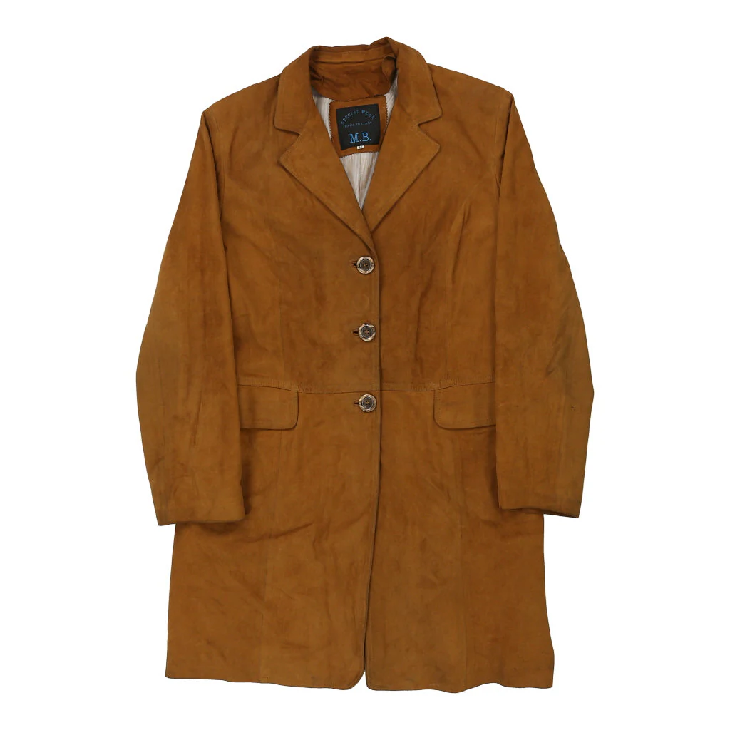 Special Wear Suede Jacket - Medium Brown Leather