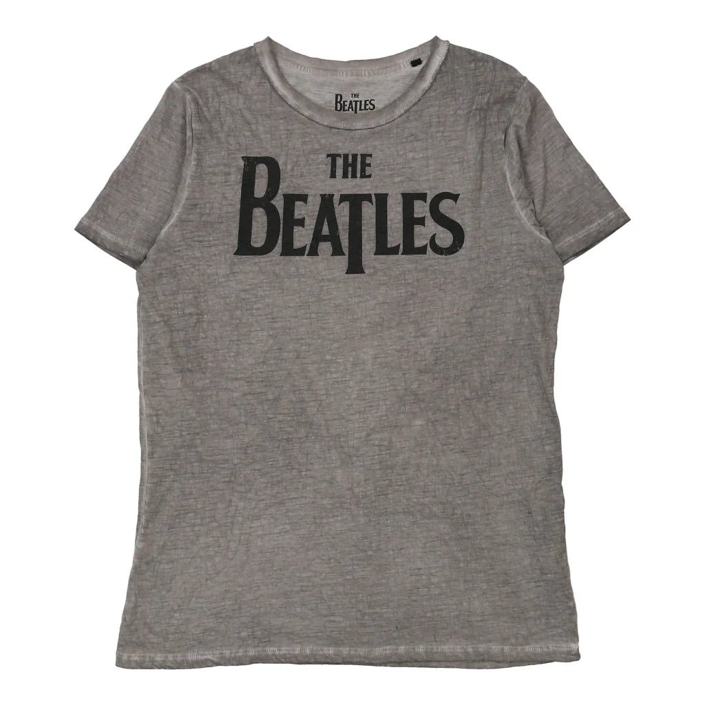 The Beatles Band T-Shirt - Large Grey Cotton