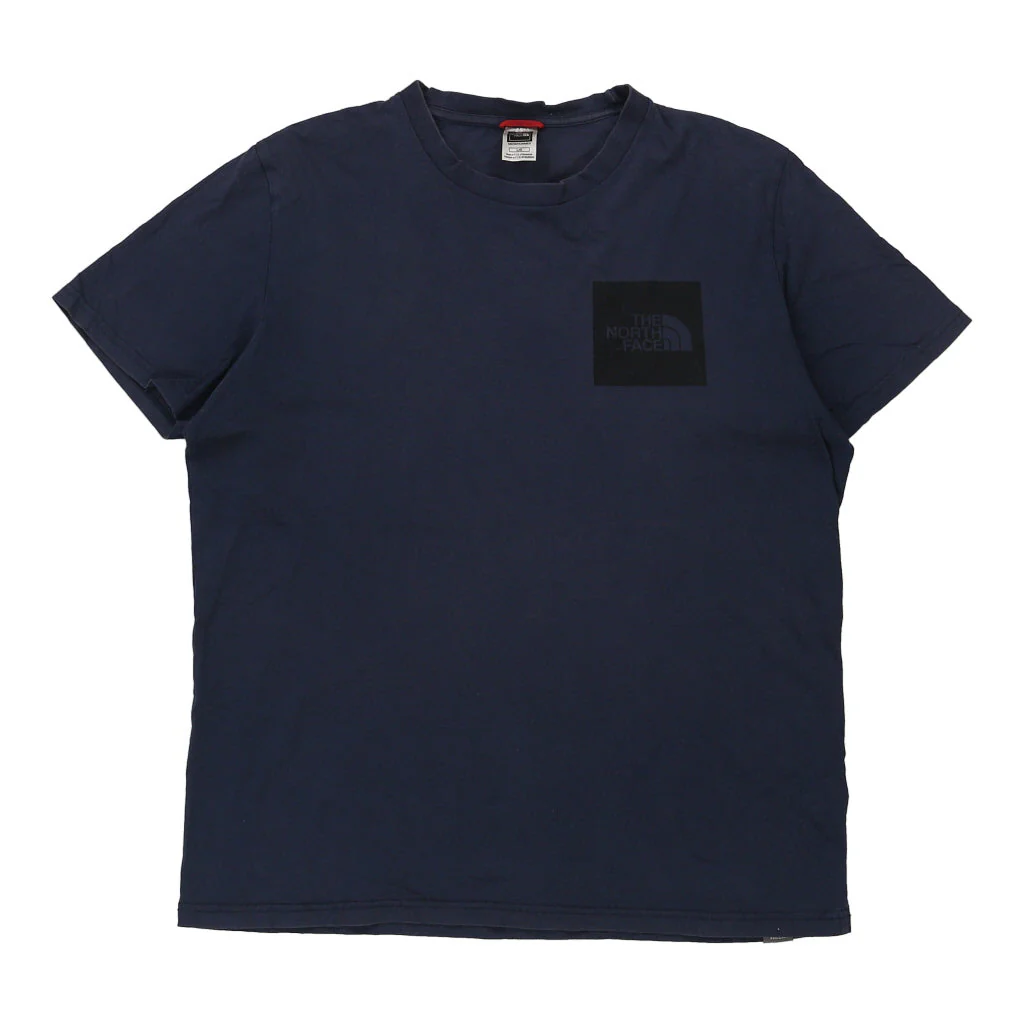 The North Face T-Shirt - Large Navy Cotton