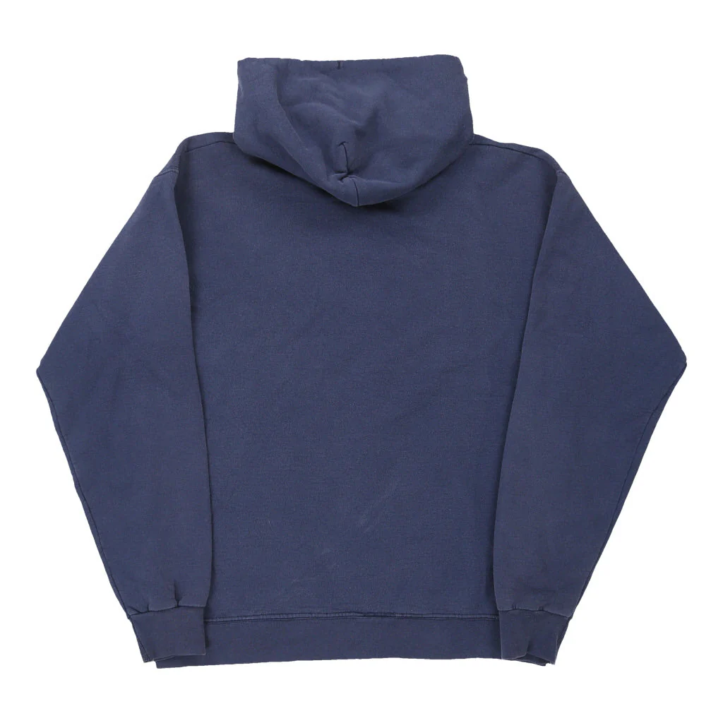 Thrasher Graphic Hoodie - Small Navy Cotton Blend - Image 2