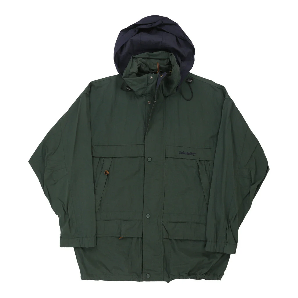 Timberland Jacket - Large Green Nylon