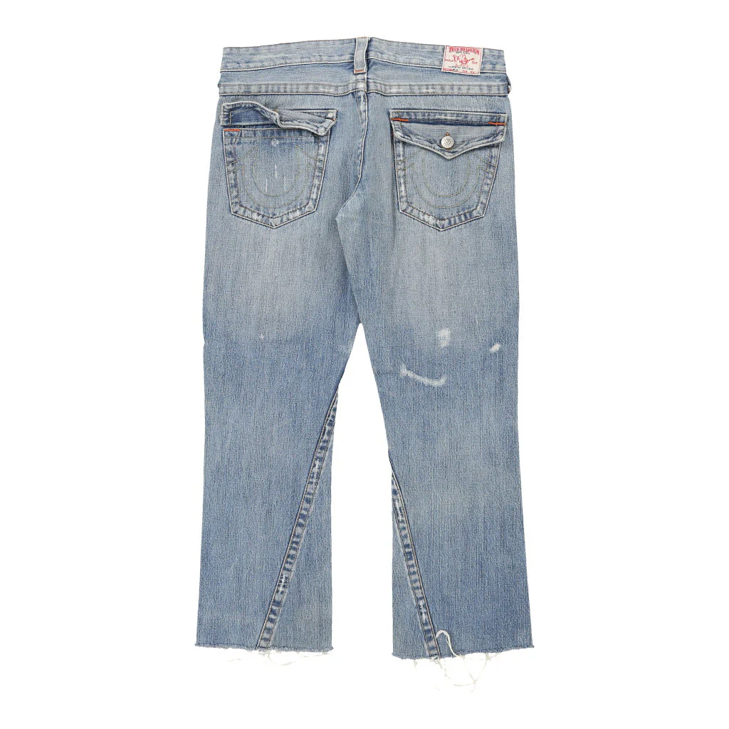 True Religion Jeans - 32W UK 10 Blue Cotton