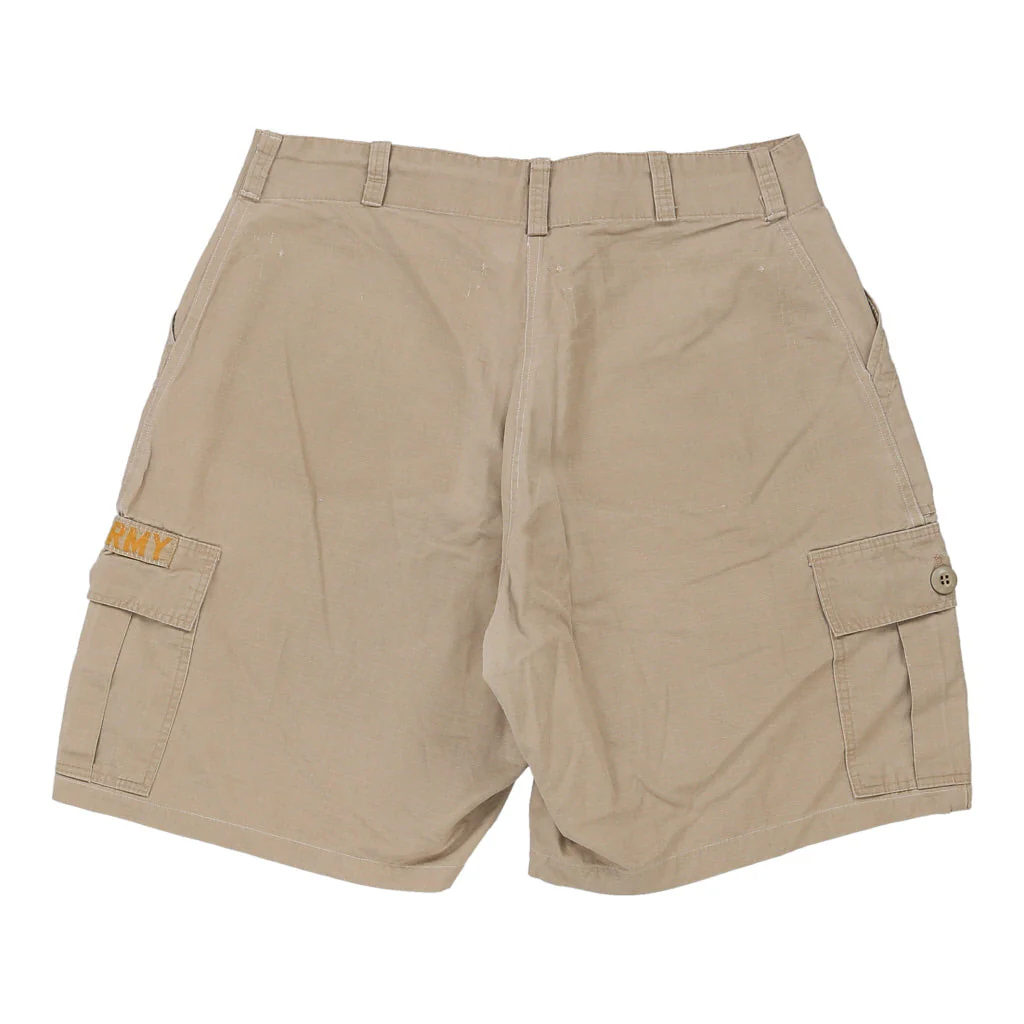 U.S. Army Cargo Shorts - 31W 9L Beige Cotton