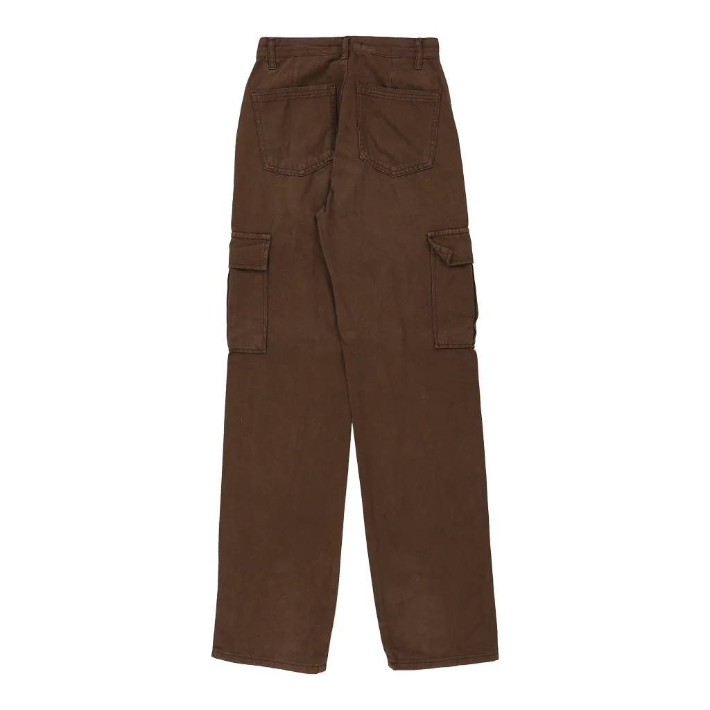 Unbranded Cargo Trousers - 26W UK 6 Brown Cotton