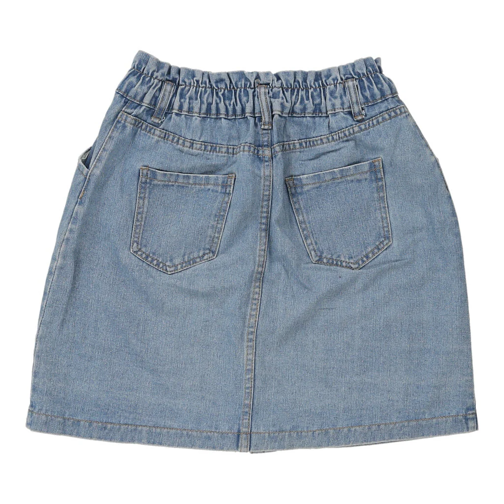 Unbranded Denim Skirt - XL Light Wash Cotton - Image 2
