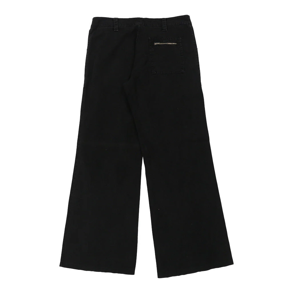 Unbranded Flared Jeans - 34W UK 12 Black Cotton