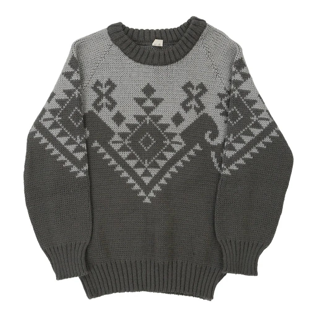 Unbranded Jumper - Small Grey Acrylic
