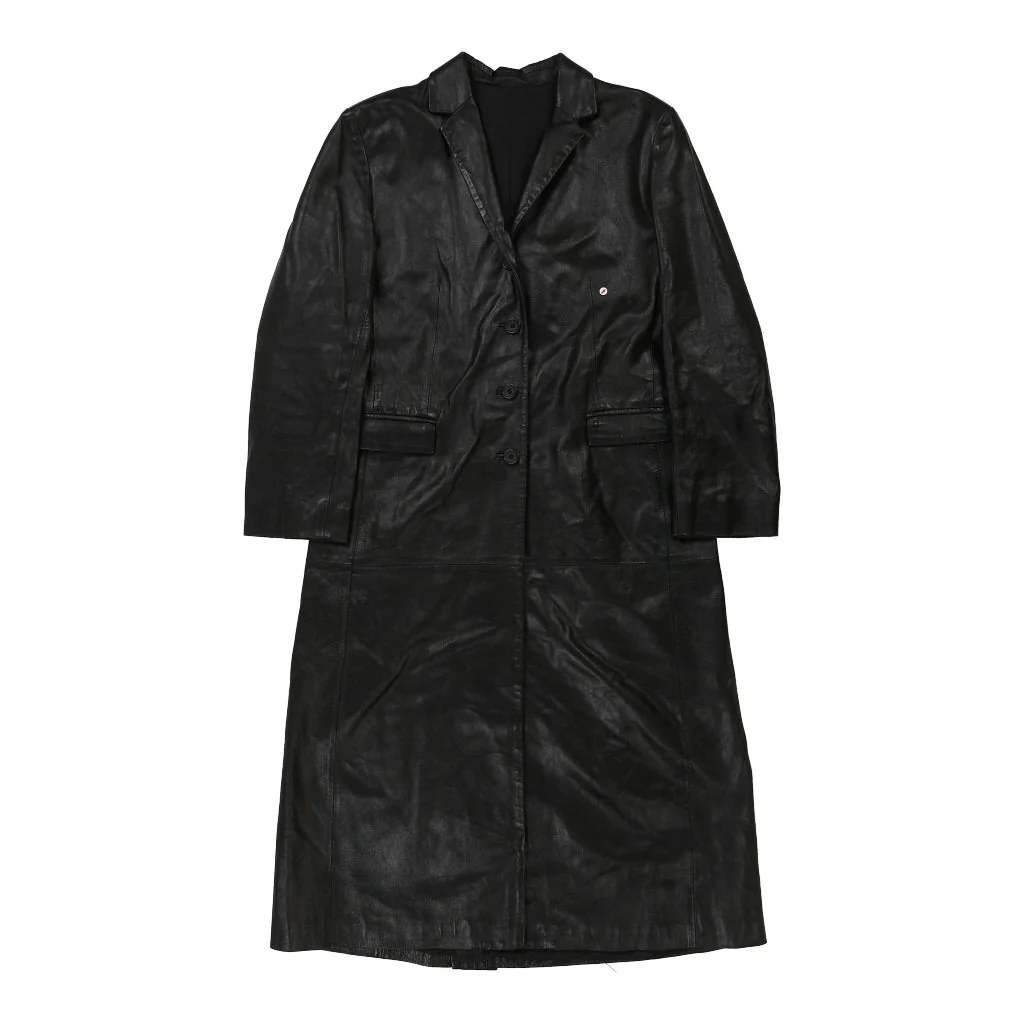 Unbranded Leather Jacket - Medium Black Leather - Image 3
