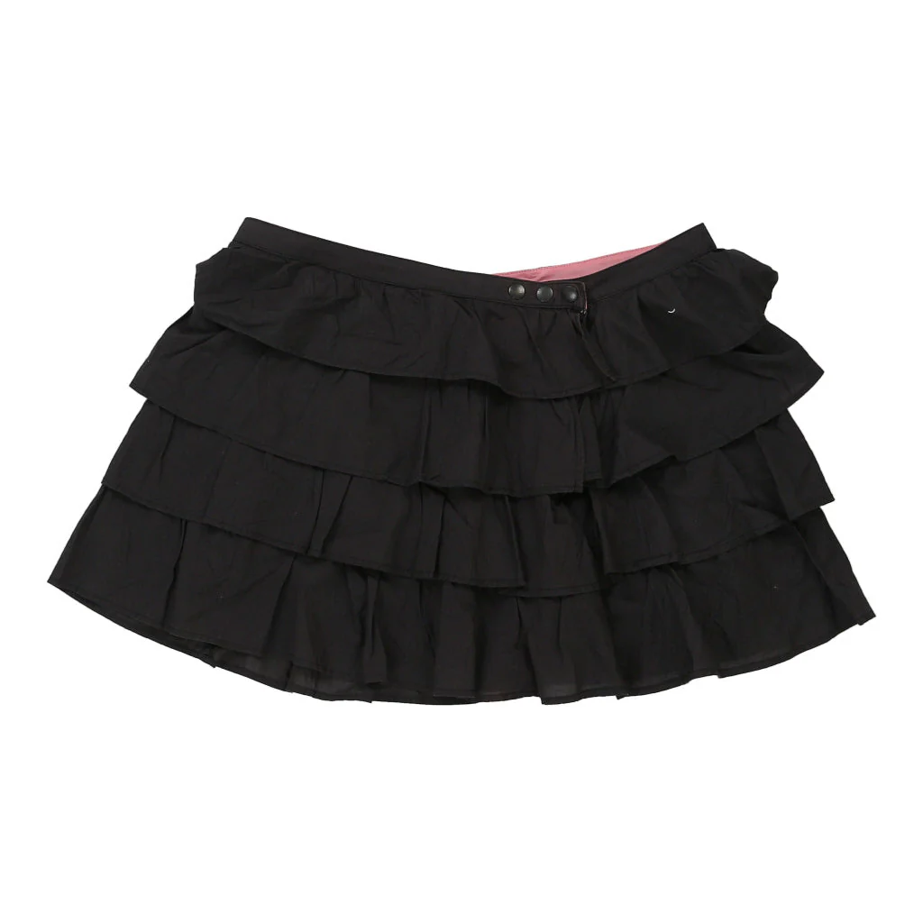 Unbranded Mini Skirt - 34W UK 14 Black Cotton - Image 2