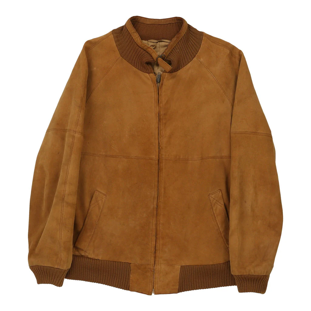 Unbranded Suede Jacket - Large Brown Leather