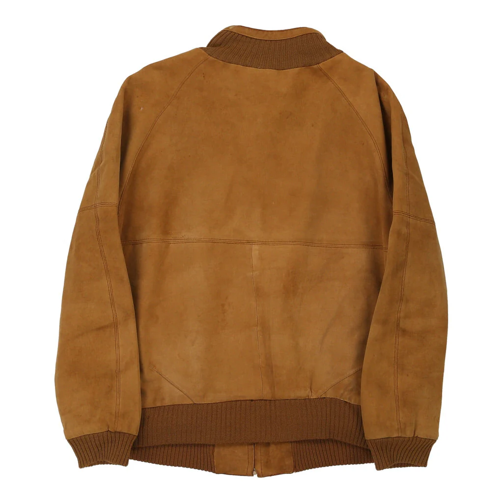 Unbranded Suede Jacket - Large Brown Leather - Image 2