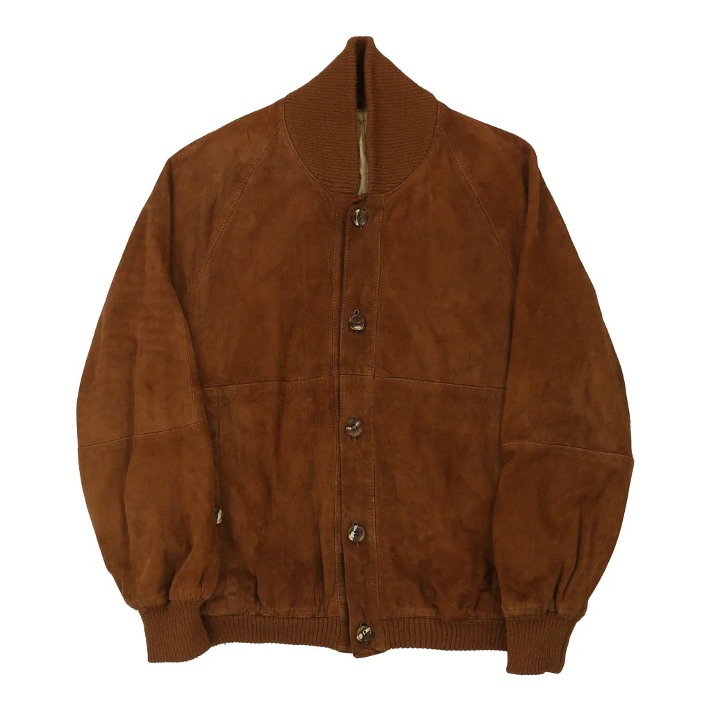 Unbranded Suede Jacket - Medium Brown Leather