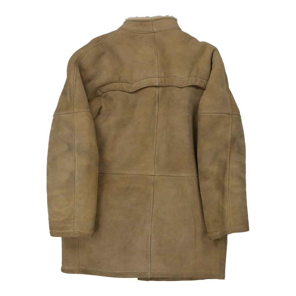 Unbranded Suede Jacket - Large Beige Leather - Image 2
