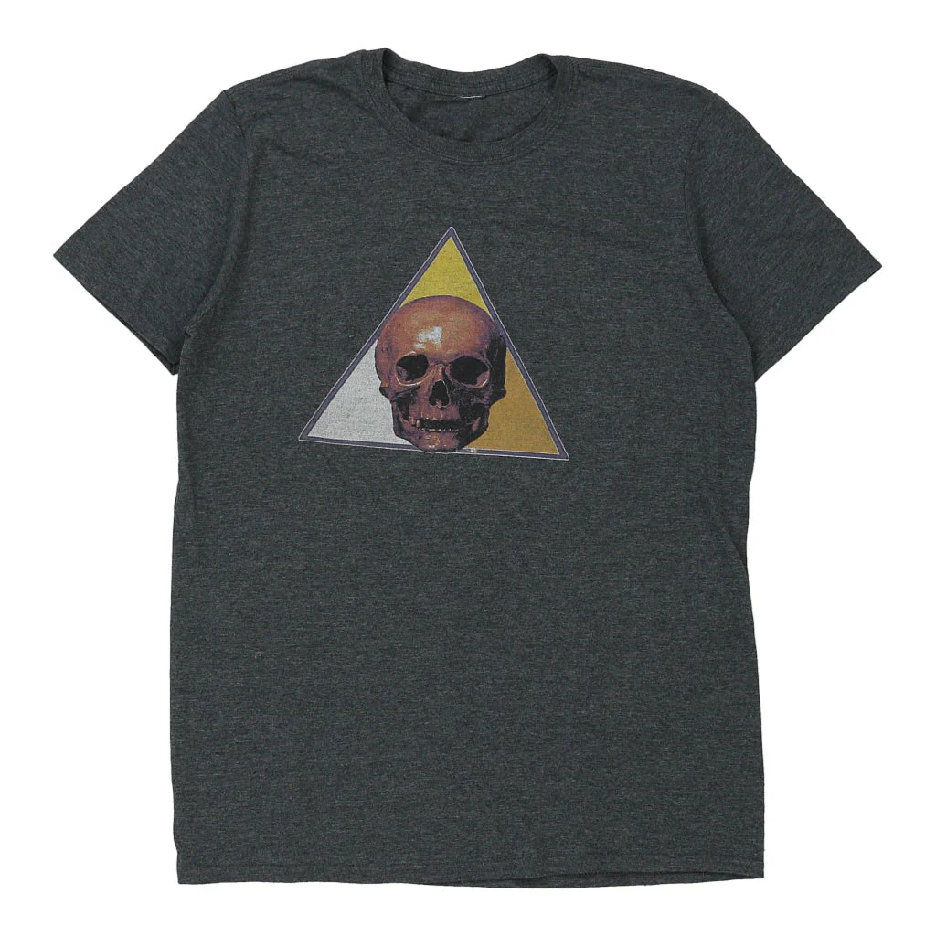 Unbranded Graphic T-Shirt - Large Grey Cotton