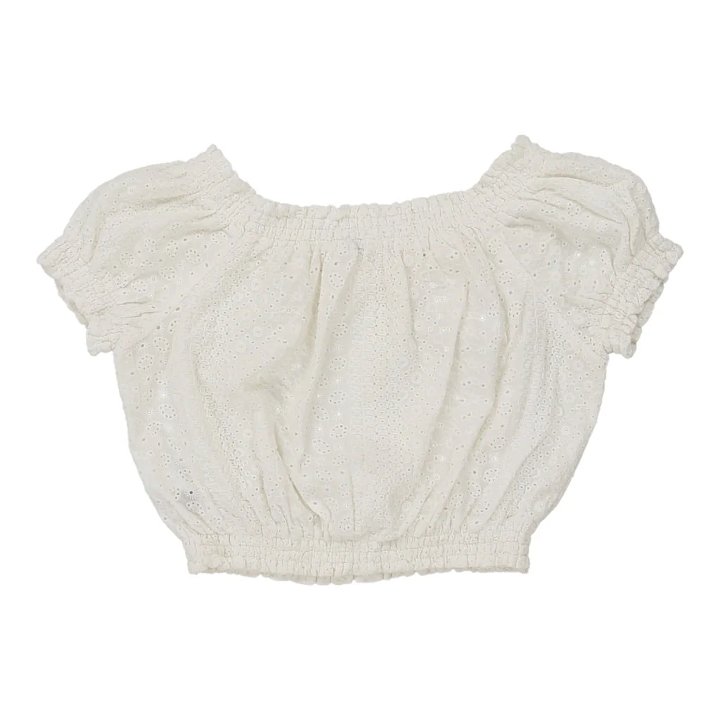 Unbranded Top - Small White Cotton - Image 2