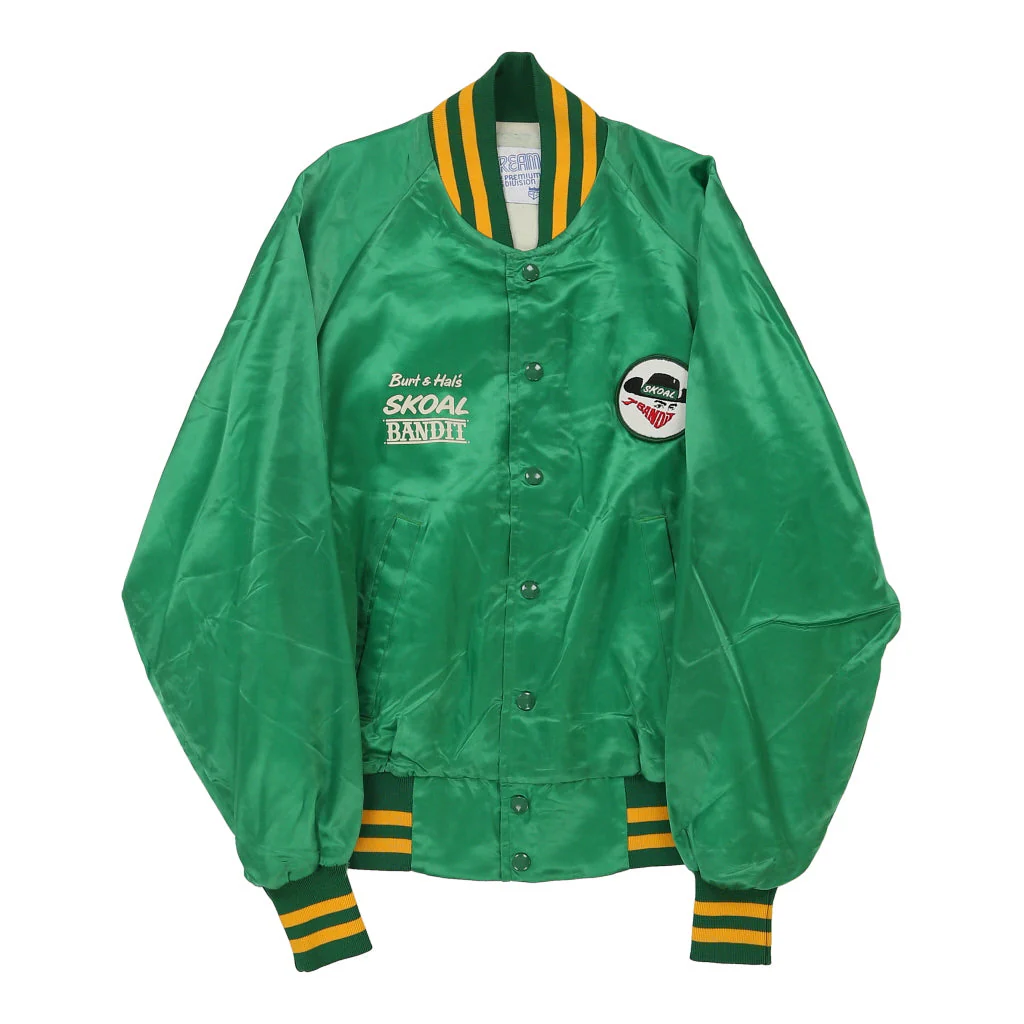 Upstream Baseball Jacket - Small Green Polyester