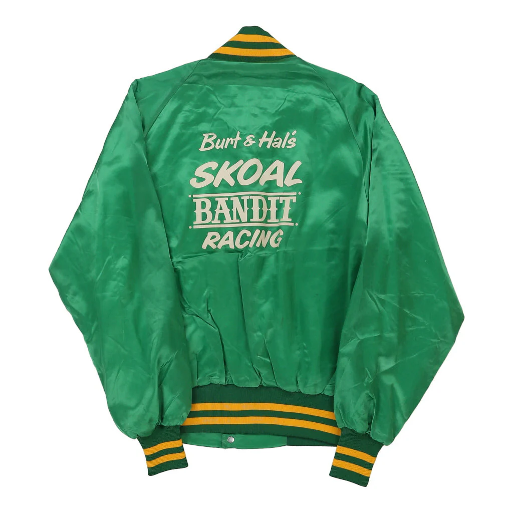 Upstream Baseball Jacket - Small Green Polyester - Image 2